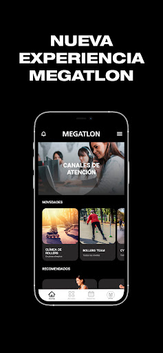Android application Megatlon screenshort