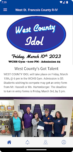 Android application West County R4 School District screenshort