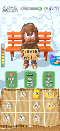 Begging Life screenshots apk mod 1