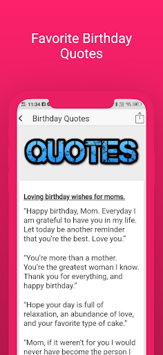 Happy Birthday Quotes and Wishes Cards