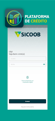 Android application Crédito Unicoob screenshort