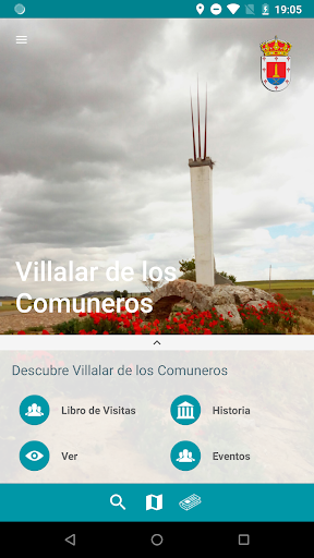 Android application Villalar de los Comuneros Guía screenshort