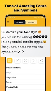 Font Changer Keyboard App Screenshot