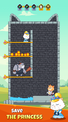 Rescue Cat Hero - Pull the Pin - Screenshot 1