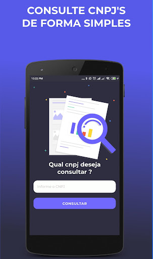 Android application Consulta CNPJ screenshort