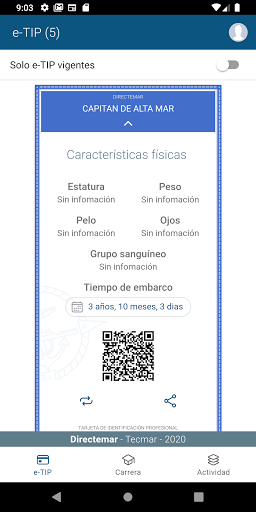 e-TIP Screen 3