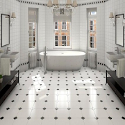 bathroom ceramic floor design
