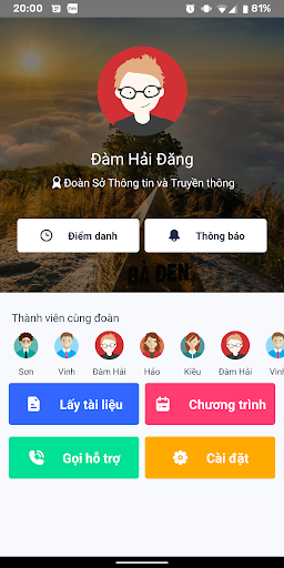 Android application Tây Ninh Conference screenshort