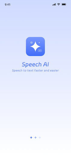 Android application Speech AI: speech to text screenshort