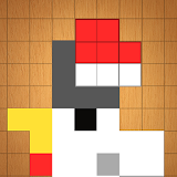 Bit Block Puzzle - Woody and Kawaii Pixel Art icon