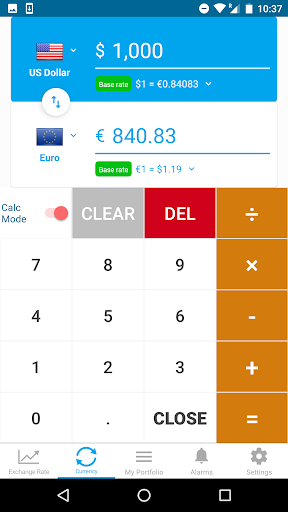 exchange rate & currency conve Screen 2