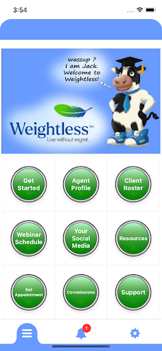 Weightless Financial Screen 2