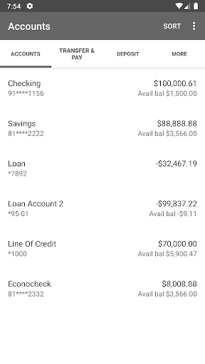 Laneco Federal Credit Union Screen 3