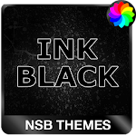 Cover Image of Descargar Ink Black Theme for Xperia  APK