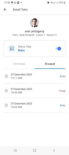 PD Pasar Manado Petugas Screen 3