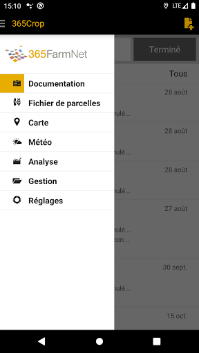 Aperçu de l'application