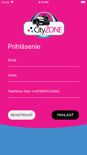 Android application CityZONE screenshort