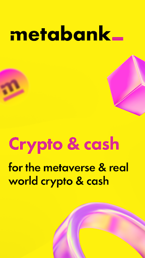 Android application Metabank: metaverse payments screenshort