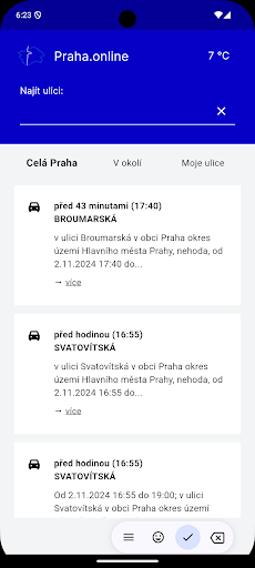 Vista previa de la aplicación