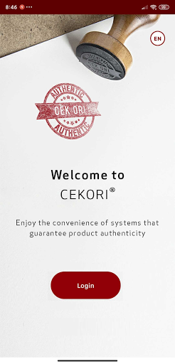 Android application CekOri Merchants screenshort