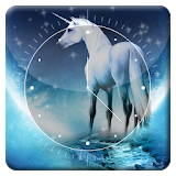 Unicorn Horse HD Analog Clock icon