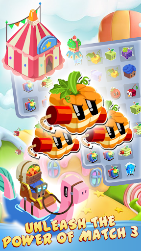 Screenshot of Juice cube: Match 3 Fruit Game