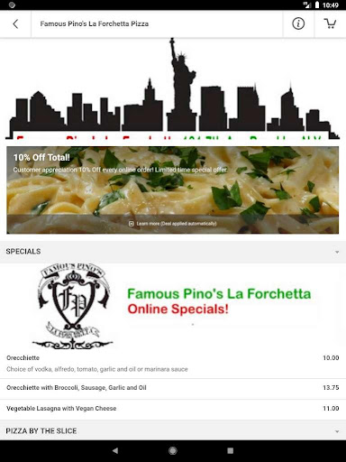 Pinos La Forchetta Pizza