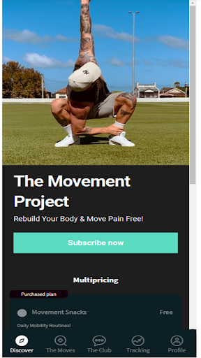 Android application Making Moves screenshort