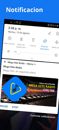 Android application Mega Hits Radio Popayán screenshort