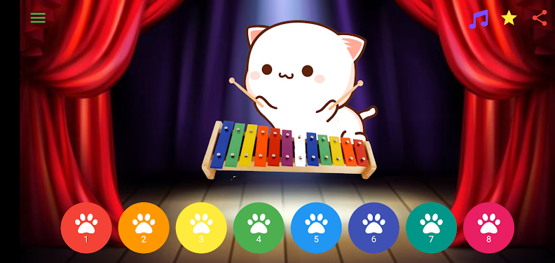 #2. Peach Cat Music (Android) By: Busber