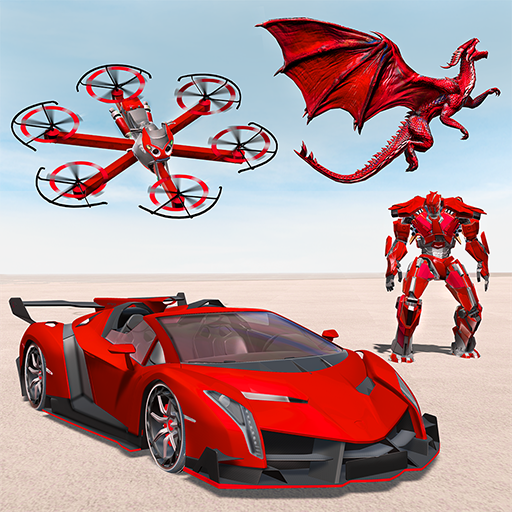 jogo de carro robô drone