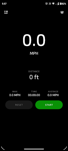 Android application Hello Speed Tracking App screenshort