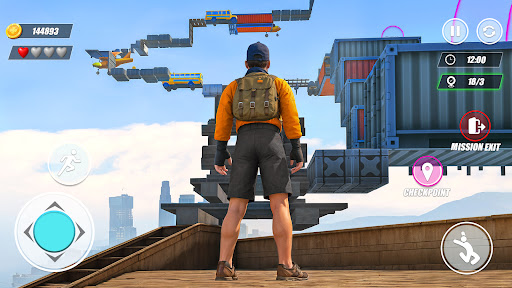 Rooftop Dash: Parkour Games Screenshot 2 - AppWisp.com