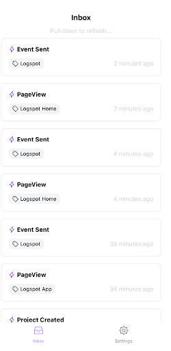 Logspot Screen 2