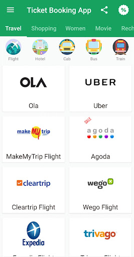 Android application Online Ticket Bookings : All i screenshort