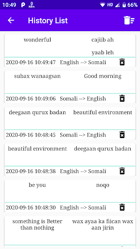 English To Somali Translator Screen 2