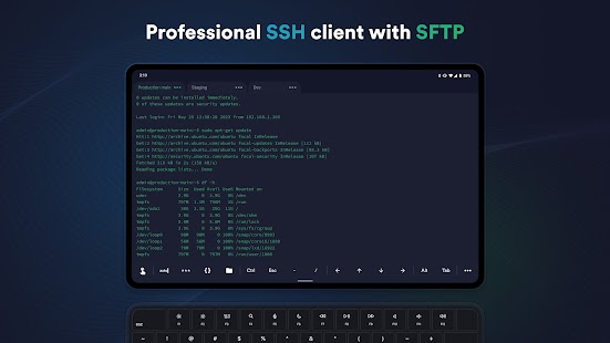 Termius - SSH and SFTP client Captura de tela