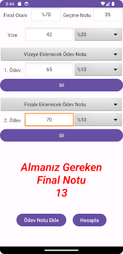 Final Hesapla Screen 3