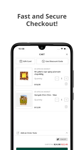 Screenshot of ER African Market