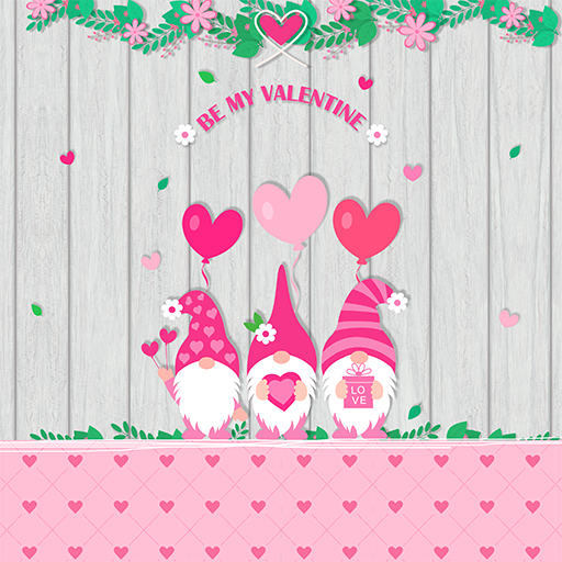 Valentine Pink Heart-Wallpaper logo