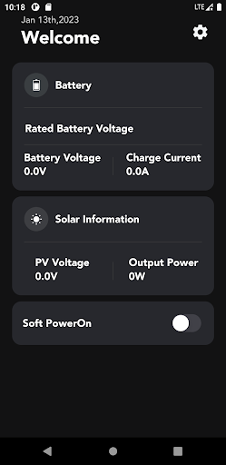 Solar Controller Screen 2
