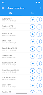 Voice changer with effects Screenshot