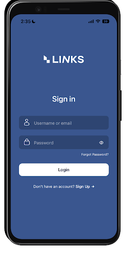 Android application Links Portal screenshort