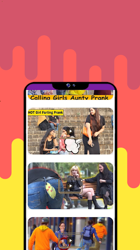 Android application Balloon Prank On Cute Girls screenshort