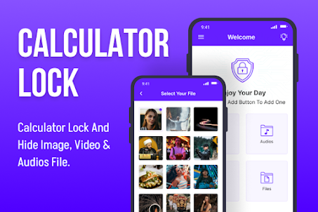 Calculator lock: Private vault