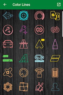 Color lines APK- Icon Pack (PAID) Free Download 7