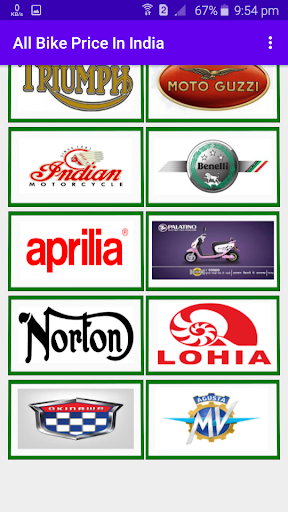 All Bike Price In India