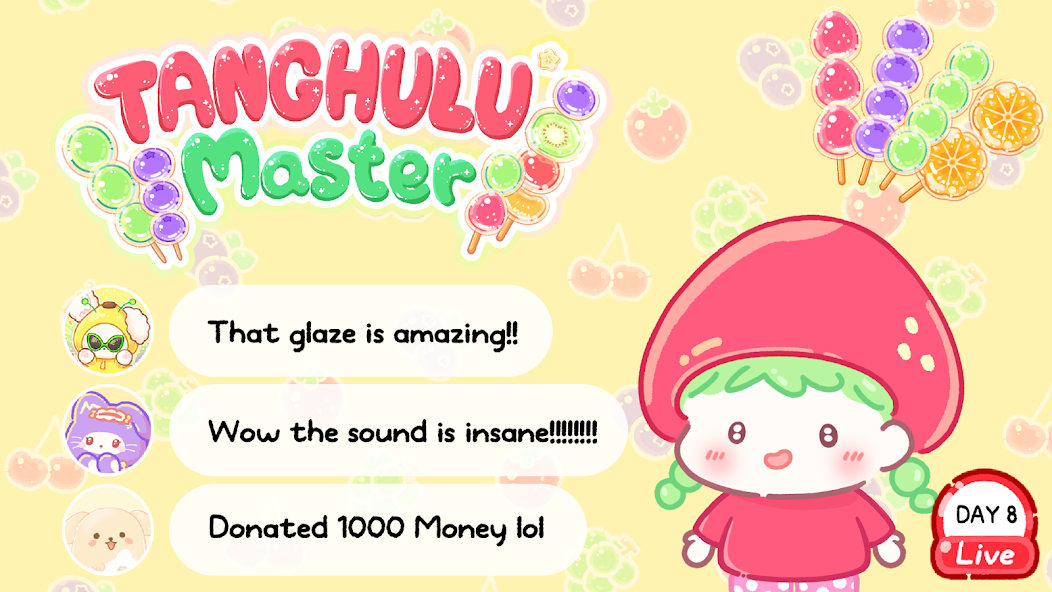 Tanghulu Master - Candy ASMR 1.45.0 APK + Мод (Unlimited money) за Android
