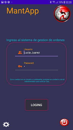 Android application MantApp screenshort