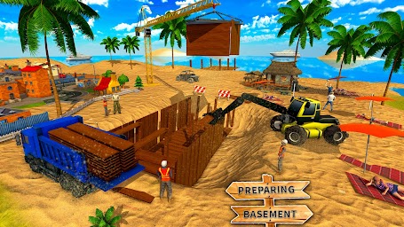 Beach Wood House Construction Simulation